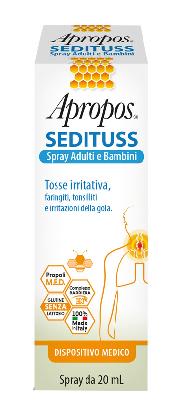 APROPOS SEDITUSS SPRAY ADULTI/BAMBINI 20 ML - Farmaciapacini.it