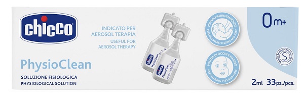 CHICCO SOLUZIONE PHYSIOCLEAN 2 ML 33 PEZZI - Farmaciapacini.it