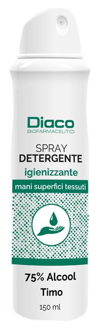 SPRAY DETERGENTE IGIENIZZANTE MANI E SUPERFICI SPRAY 150 ML - Farmaciapacini.it