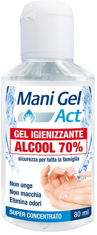 MANI GEL ACT GEL IGIENIZZANTE ALCOOL 70% 80 ML - Farmaciapacini.it