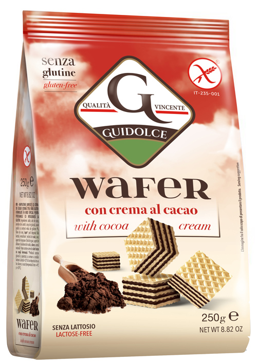 WAFER CON CREMA AL CACAO 250 G - Farmaciapacini.it