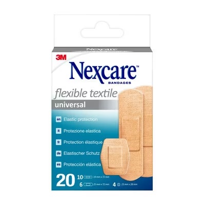 CEROTTO PREPARATO 3M NEXCARE TEXTILE N0420AS ASSORTITI 3 MISURE 10 CEROTTI 19X72MM + 6 CEROTTI 25X72MM + 4 CEROTTI 22,5MM - Farmaciapacini.it