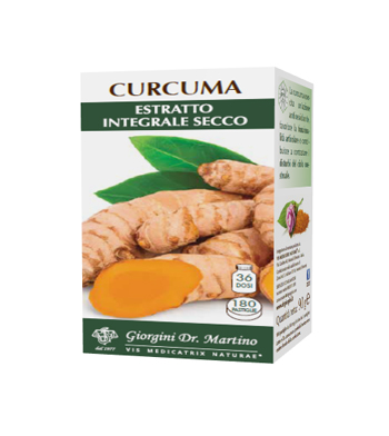 CURCUMA ESTRATTO INTEGRALE SECCO 180 PASTIGLIE - Farmaciapacini.it