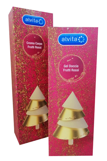 ALVITA GEL DOCCIA NATALE FRUTTI ROSSI 300 ML - Farmaciapacini.it