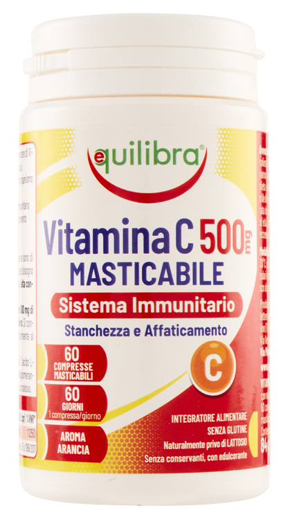 VITAMINA C 500MG MASTICABILE SISTEMA IMMUNITARIO 60 COMPRESSE - Farmaciapacini.it