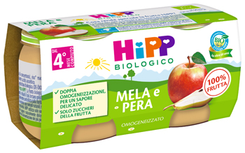 HIPP OMOGENEIZZATO MELA/PERA 2 X 80 G - Farmaciapacini.it