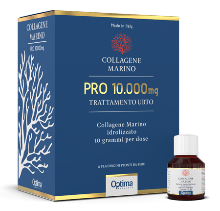 COLLAGENE MARINO PRO 10000MG TRATTAMENTO URTO 12 FLACONI - Farmaciapacini.it