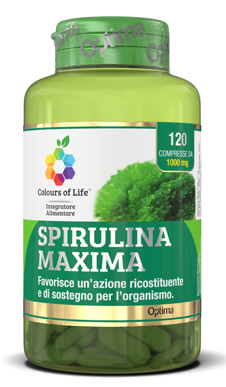 COLOURS OF LIFE SPIRULINA MAXIMA 120 COMPRESSE - Farmaciapacini.it