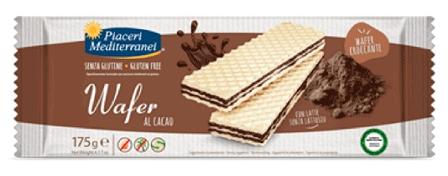 PIACERI MEDITERRANEI WAFER CACAO 175 G - Farmaciapacini.it