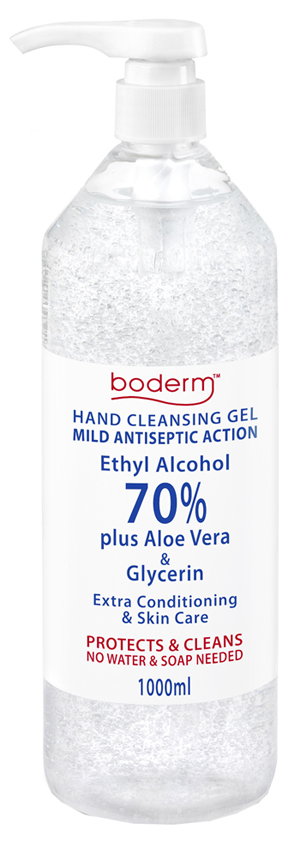 BODERM HAND CLEANSING GEL 70% 1 LITRO CON DISPENSER - Farmaciapacini.it