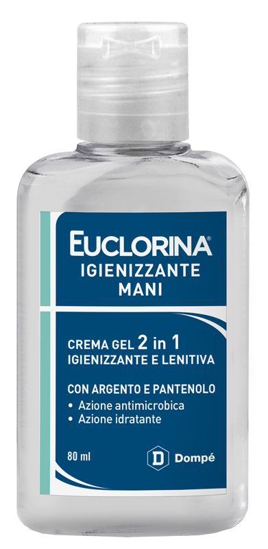 EUCLORINA IGIENIZZANTE MANI CREMA GEL 80 ML - Farmaciapacini.it