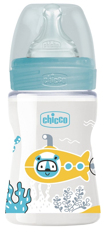 CHICCO BIBERON WB PP BOY DA 150 ML LENTO SILICONE - Farmaciapacini.it
