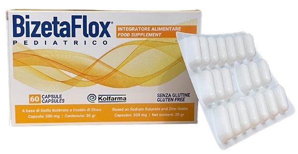 BIZETAFLOX PEDIATRICO 60 CAPSULE DA 500 MG - Farmaciapacini.it