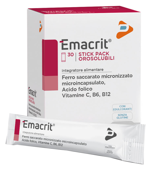 EMACRIT OROSOLUBILE 30 STICK PACK - Farmaciapacini.it