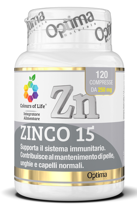 COLOURS OF LIFE ZINCO 15 120 COMPRESSE - Farmaciapacini.it