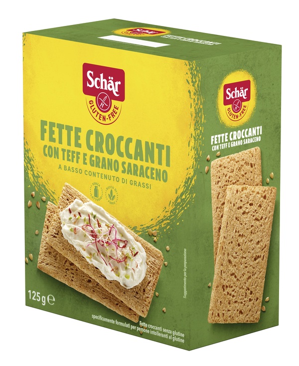 SCHAR FETTE CROCCANTI TEFF/GRANO SARACENO 125 G - Farmaciapacini.it