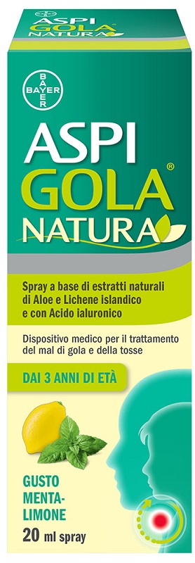 ASPI GOLA NATURA SPRAY MENTA LIMONE 20 ML - Farmaciapacini.it