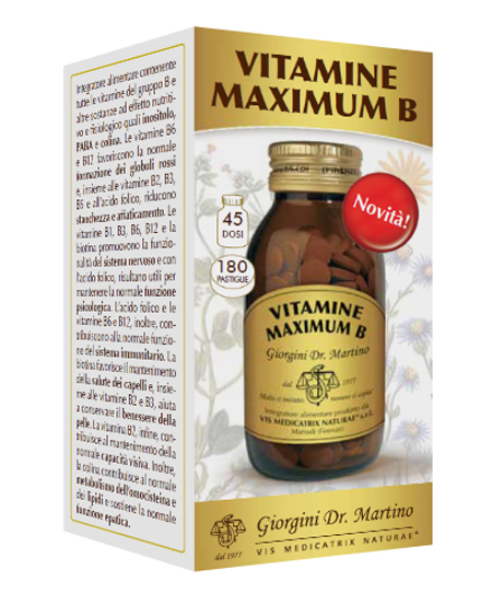VITAMINE MAXIMUM B 180 PASTIGLIE - Farmaciapacini.it