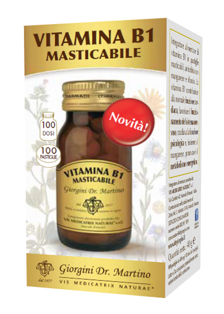 VITAMINA B1 MASTICABILE 100 PASTIGLIE - Farmaciapacini.it