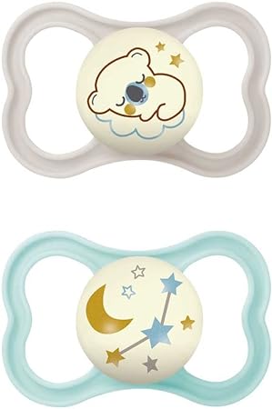 MAM AIR NIGHT SUCCHIETTO 16+ MESI SILICONE DOPPIO NEUTRO - Farmaciapacini.it