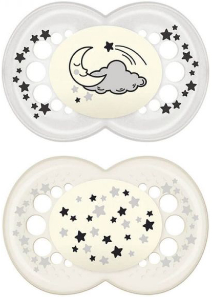 MAM NIGHT SUCCHIETTO 6+ MESI SILICONE DOPPIO NEUTRO - Farmaciapacini.it