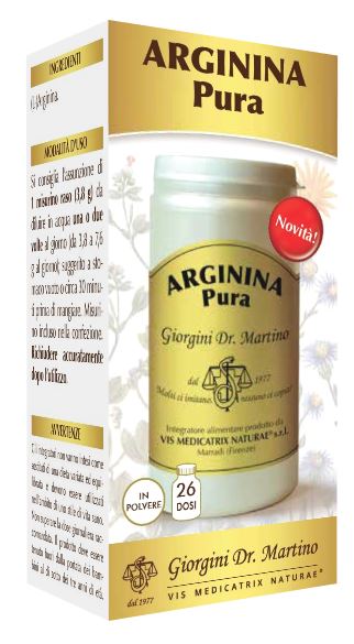 ARGININA PURA POLVERE SOLUBILE 100 G - Farmaciapacini.it