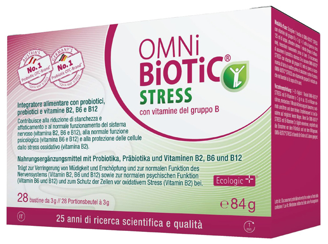 OMNI BIOTIC STRESS VITAMINE GRUPPO B 28 BUSTINE DA 3 G - Farmaciapacini.it