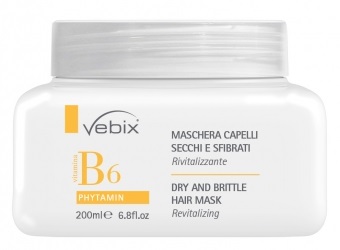 VEBIX PHYTAMIN B6 MASCHERA CAPELLI SECCHI SFIBRATI RIVITALIZZANTE 200 ML - Farmaciapacini.it