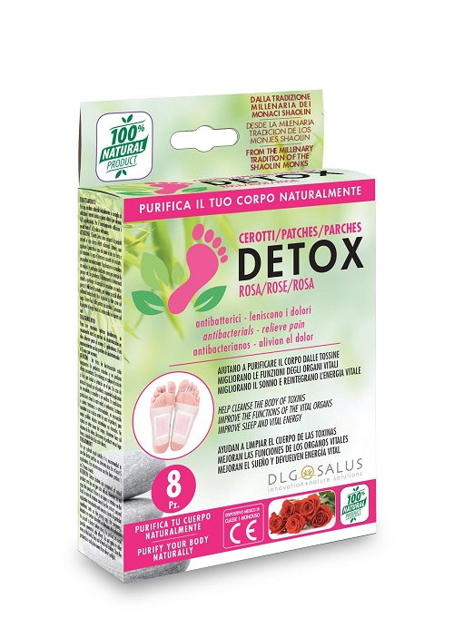 CEROTTI DETOX PIEDI ROSA 8 PEZZI - Farmaciapacini.it