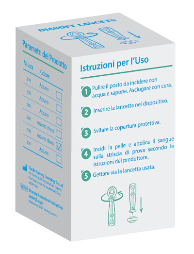 LANCETTE PUNGIDITO DIASOFT LANCET 25 PEZZI - Farmaciapacini.it
