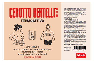 BERTELLI CEROTTO MED GRANDE 24 X 16 CM - Farmaciapacini.it