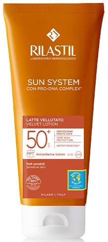 RILASTIL SUN SYSTEM PHOTO PROTECTION TERAPY SPF 50+ LATTE VELLUTANTE 200 ML - Farmaciapacini.it