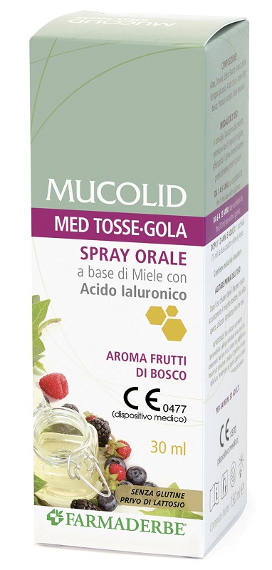 MUCOLID MED TOSSE GOLA SPRAY ORALE 30 ML AROMA FRUTTI DI BOSCO - Farmaciapacini.it