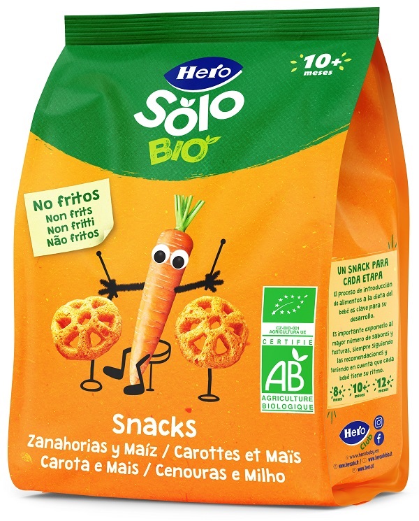 HERO BABY SOLO SNACK CAROTA MAIS 40 G - Farmaciapacini.it