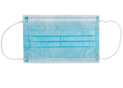 MASCHERINA CHIRURGICA FILTRANTE 98% 3 VELI TIPO IIR CON ELASTICI ADULTI AZZURRA 10 PEZZI - Farmaciapacini.it