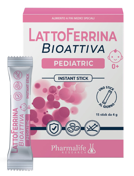 LATTOFERRINA BIOATTIVA PEDIATRIC 15 STICK 4 G - Farmaciapacini.it