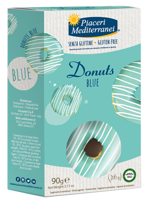 PIACERI MEDITERRANEI DONUTS BLUE 90 G - Farmaciapacini.it