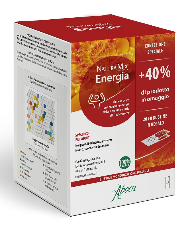 NATURA MIX ADVANCED ENERGIA 28 BUSTINE CONFEZIONE SPECIALE - Farmaciapacini.it