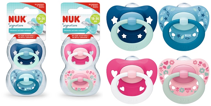 NUK SUCCH SIGNATURE SILICONE 18-36 2 PEZZI - Farmaciapacini.it