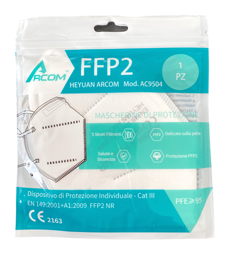 ARCOM MASCHERINA FFP2 1 PEZZO - Farmaciapacini.it