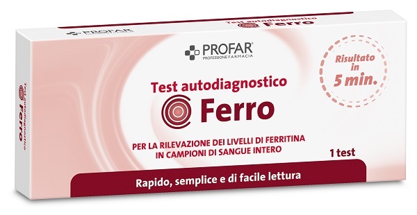 PROFAR TEST FERRO TEST RAPIDO IMMUNOCROMATROGRAFICO A FLUSSO LATERALE 1 PEZZO - Farmaciapacini.it