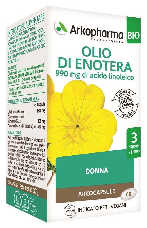 ARKOCPS OLIO ENOTERA BIO 60 CAPSULE - Farmaciapacini.it