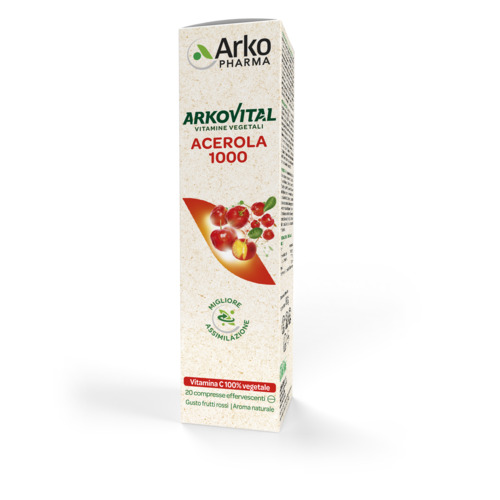 ARKOVITAL ACEROLA 1000 EFFERVESCENTE 20 COMPRESSE - Farmaciapacini.it