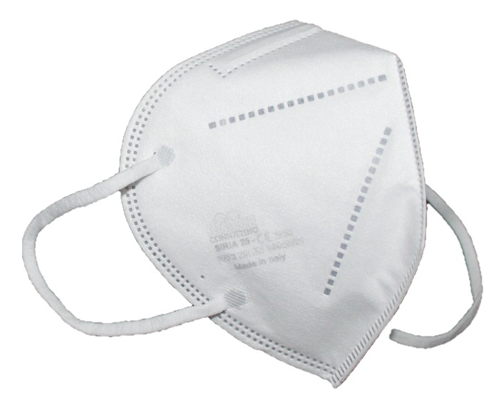 SIRIA 20 SEMIMASCHERA FILTRANTE NERA ANTIPOLVERE FFP2 NR MONOUSO PER ADULTI - Farmaciapacini.it