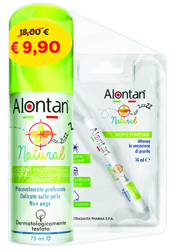 BI PACK NATURAL SPRAY 75 ML + AFTERBITE DOPO PUNTURA 14 ML - Farmaciapacini.it