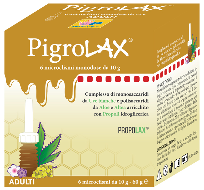 MICROCLISMA PIGROLAX ADULTI 6 X 10 G   - Farmaciapacini.it
