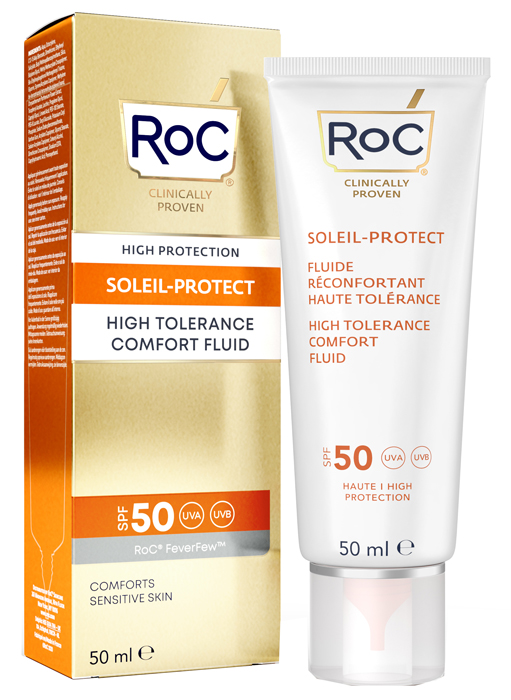 ROC FLUIDO SOLARE VISO SPF 50 ELEVATA TOLLERABILITA' 50 ML - Farmaciapacini.it