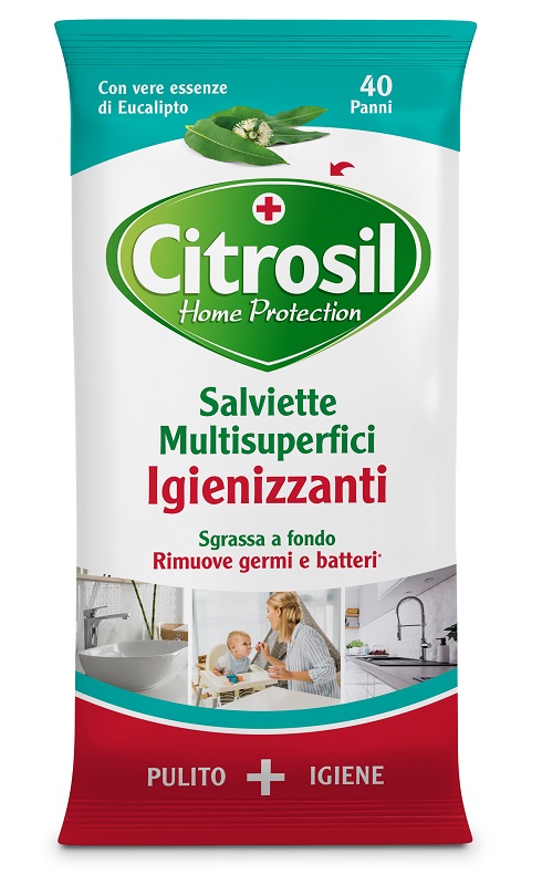 CITROSIL SALVIETTE IGIENIZZANTI EUCALIPTO 40 PEZZI - Farmaciapacini.it