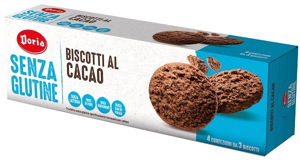 DORIA BISCOTTI CIOCCOLATO 4X37,5 G - Farmaciapacini.it