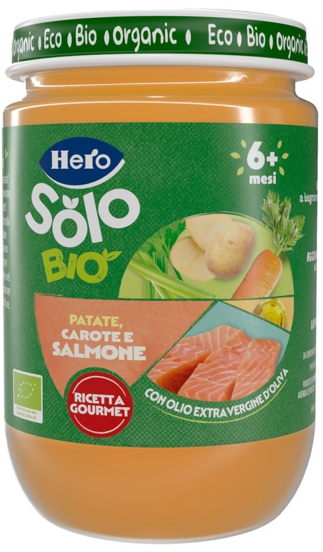 HERO BABY SOLO OMOGENEIZZATO SALMONE VERDURE 190 G - Farmaciapacini.it